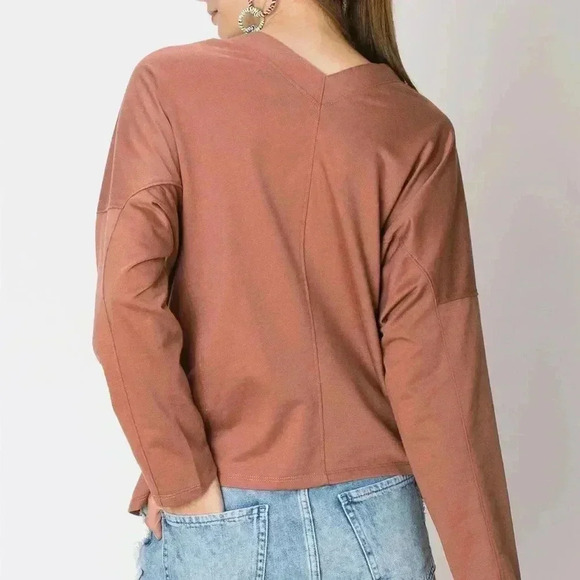 CASUAL LACE UP TOP - Picture 4 of 4